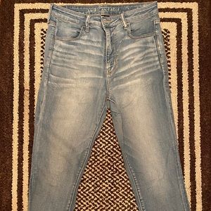 American Eagle Super High Rise Jegging Crop